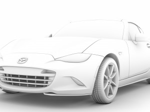 mazda mx 5 rf sport black nd 2020 Model 3D
