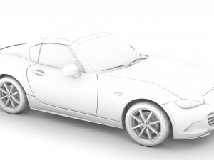mazda mx 5 rf sport black nd 2020 Model 3D