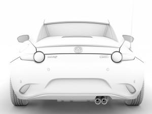 mazda mx 5 rf sport black nd 2020 Model 3D