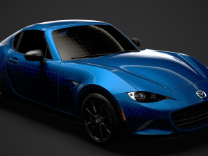 mazda mx 5 rf sport black nd 2020 Model 3D