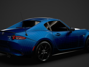 mazda mx 5 rf sport black nd 2020 Model 3D