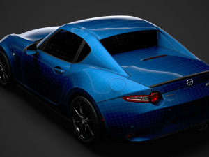 mazda mx 5 rf sport black nd 2020 Model 3D