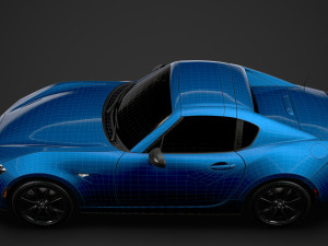 mazda mx 5 rf sport black nd 2020 Model 3D