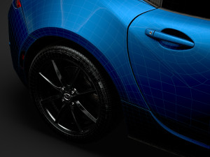 mazda mx 5 rf sport black nd 2020 Model 3D