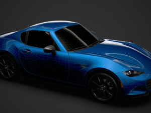 mazda mx 5 rf sport black nd 2020 Model 3D