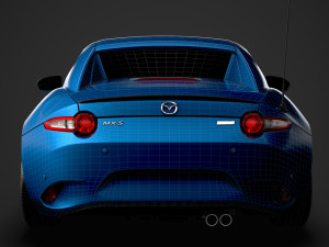 mazda mx 5 rf sport black nd 2020 Model 3D