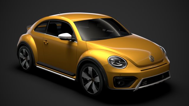 vw beetle dune 2020 3D 모델 .c4d .max .obj .3ds .fbx .stl .blend 