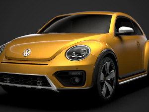 vw beetle dune 2020 3D Model