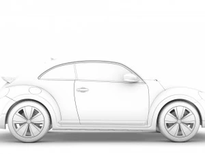 vw beetle dune 2020 3D Model