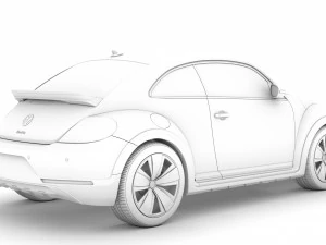vw beetle dune 2020 3D Model
