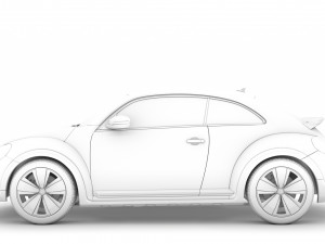 vw beetle dune 2020 3D 모델