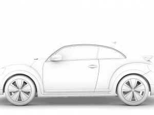 vw beetle dune 2020 3D Model