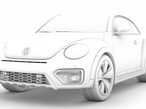 vw beetle dune 2020 3D Model