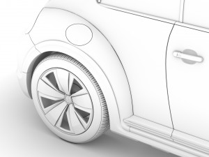 vw beetle dune 2020 3D 모델