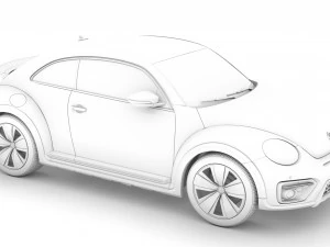 vw beetle dune 2020 3D Model