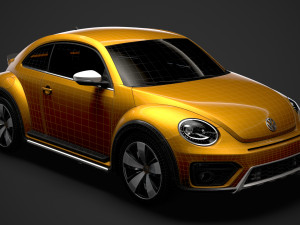 vw beetle dune 2020 3D 모델