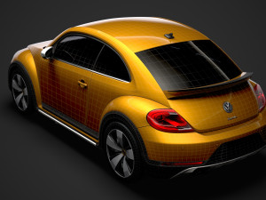vw beetle dune 2020 3D 모델