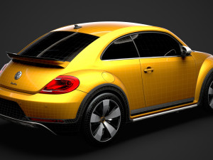 vw beetle dune 2020 3D 모델