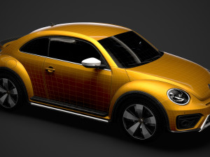 vw beetle dune 2020 3D 모델