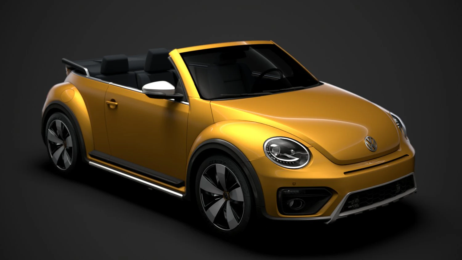 vw beetle dune convertible 2020 3D Model .c4d .max .obj .3ds .fbx .stl .blend