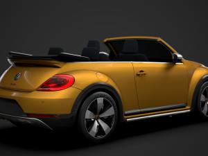 vw beetle dune convertible 2020 Modèle 3D