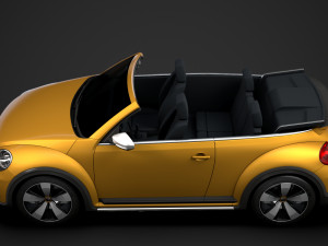 vw beetle dune convertible 2020 Modèle 3D