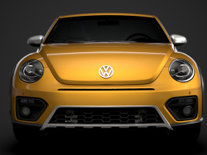 vw beetle dune convertible 2020 Modèle 3D