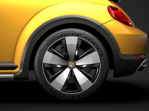 vw beetle dune convertible 2020 Modèle 3D
