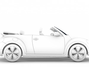 vw beetle dune convertible 2020 Modèle 3D