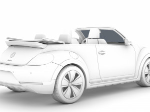 vw beetle dune convertible 2020 Modèle 3D