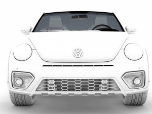 vw beetle dune convertible 2020 Modèle 3D