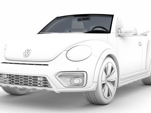 vw beetle dune convertible 2020 Modèle 3D