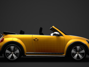 vw beetle dune convertible 2020 Modèle 3D