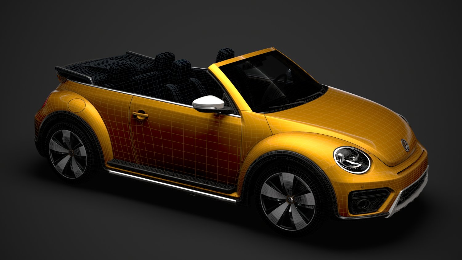 Vw Beetle Dune Convertible 2020 3d Modell In Sportwagen 3dexport