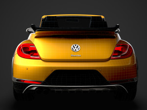 vw beetle dune convertible 2020 Modèle 3D