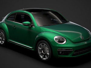 vw beetle final edition 2020 3D Model