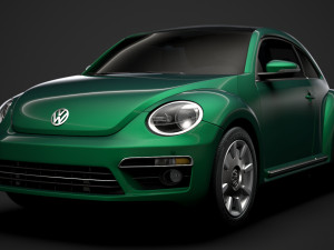 vw beetle final edition 2020 3D Model