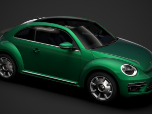 vw beetle final edition 2020 3D Model