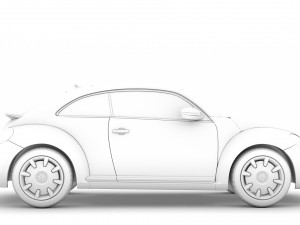 vw beetle final edition 2020 3D Model