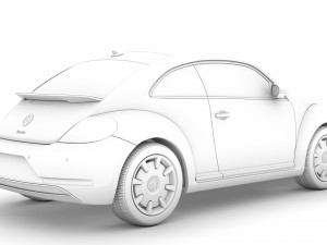 vw beetle final edition 2020 3D Model