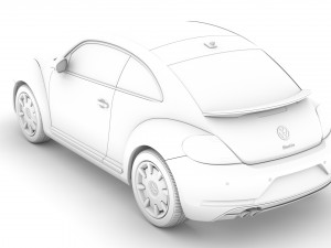 vw beetle final edition 2020 3D Model