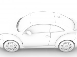 vw beetle final edition 2020 3D Model