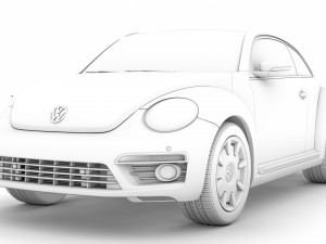 vw beetle final edition 2020 3D Model