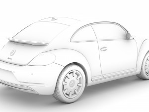 vw beetle final edition 2020 3D Model