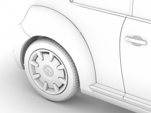vw beetle final edition 2020 3D Model