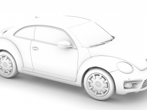 vw beetle final edition 2020 3D Model