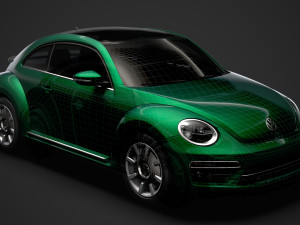 vw beetle final edition 2020 3D Model