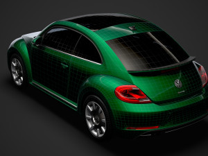 vw beetle final edition 2020 3D Model