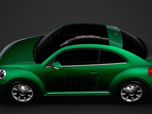 vw beetle final edition 2020 3D Model