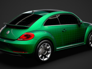 vw beetle final edition 2020 3D Model